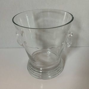 Crystal Ice Bucket / Wine Chiller - Scroll Handles